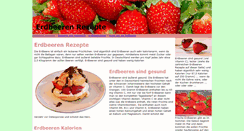 Desktop Screenshot of erdbeeren-rezepte.com