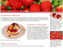 Tablet Screenshot of erdbeeren-rezepte.com